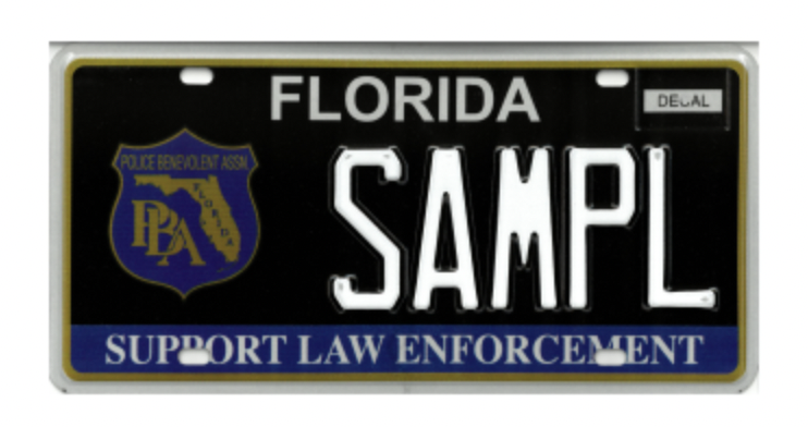 Support Law Enforcement Plate